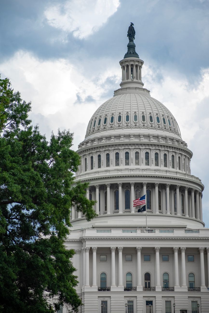 Stock photo shows the dome of the United States Capitol in Washington, D.C from Pexels.com